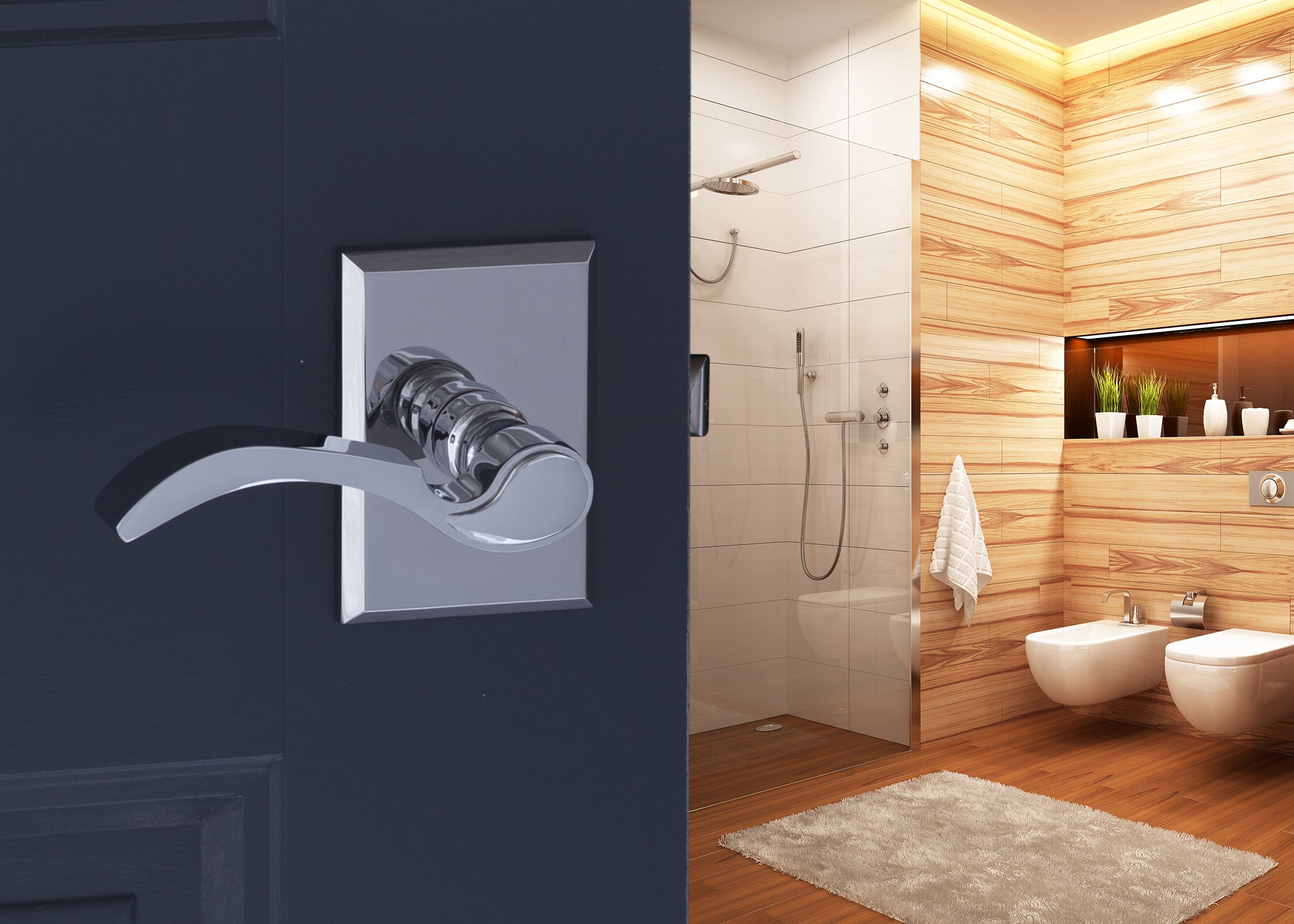 French Country Style Lever L1R2 Series by Montana Forge