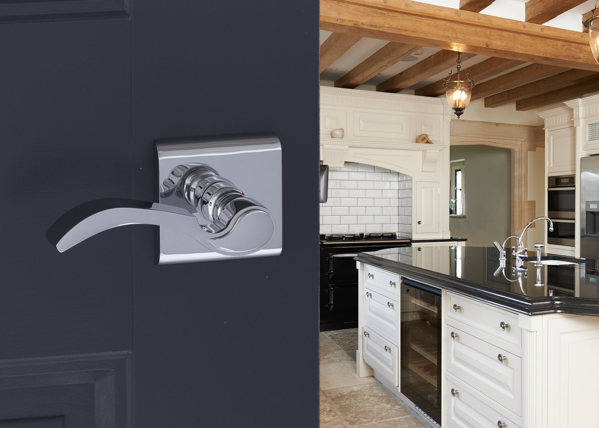 French Country Style Lever L1R5 Series by Montana Forge