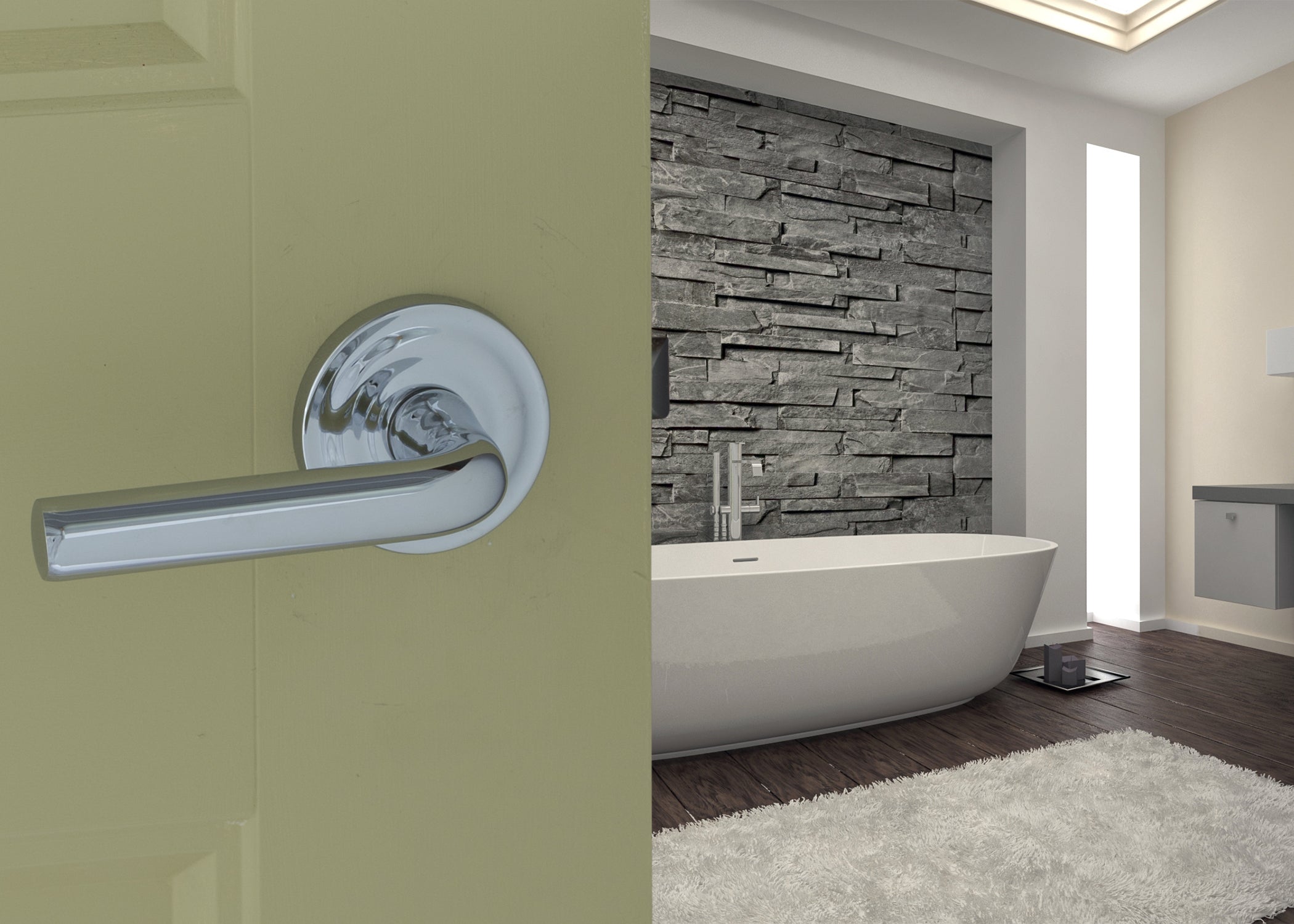 Scandinavian Style Lever L5R1 Series by Montana Forge